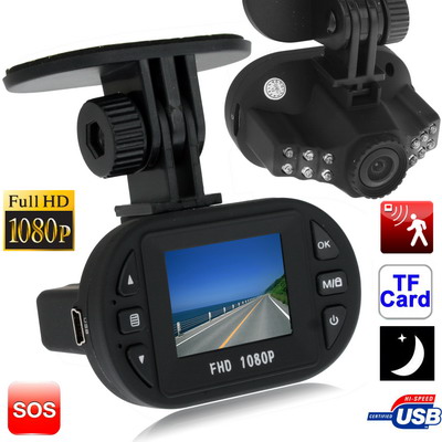 C600 Black, 1.5 inch LCD Screen 4X Digital Zoom Full HD 1080P Car Camera Vehicle DVR with 12 IR LED Night Vision Lights - Click Image to Close